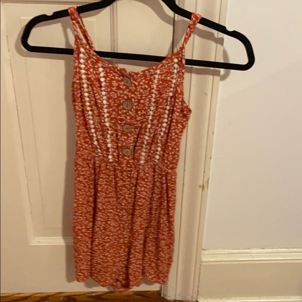 Girls floral romper